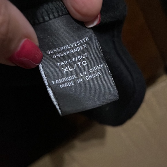 Black gather front tshirt Xl black - Picture 4 of 4